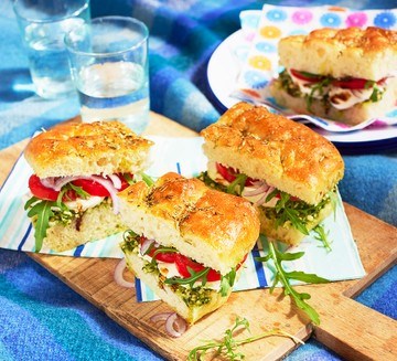 Caprese sandwich
