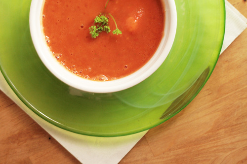 Caprese soup