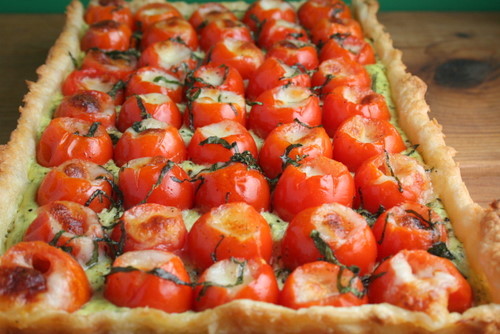 Caprese tart