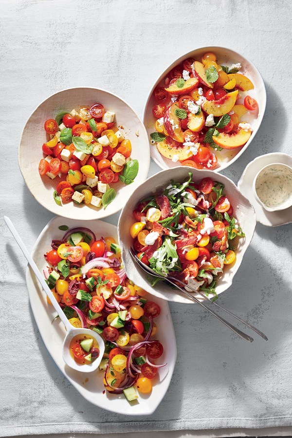 Caprese tomato salad