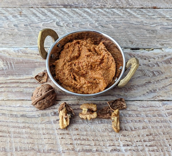Capsicum & walnut dip (Muhammara)