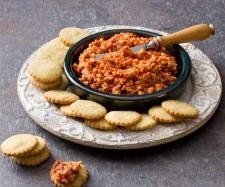 Capsicum and sundried tomato dip