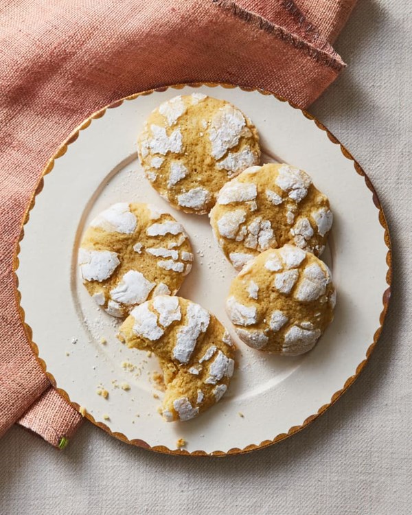 Cara Cara crinkle cookies