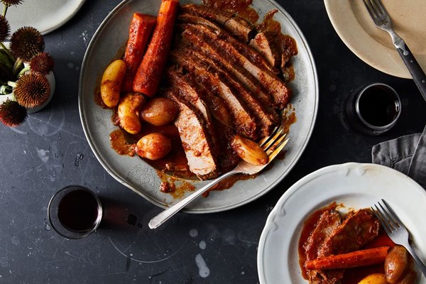 Cara Nicoletti's sweet & sour brisket