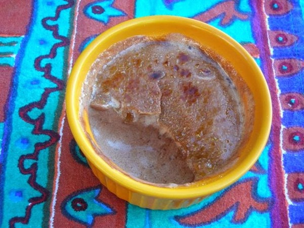 Caramalised & frozen chocolotas 