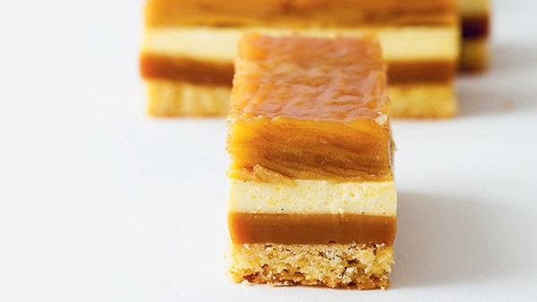 Caramel & apple shortbreads