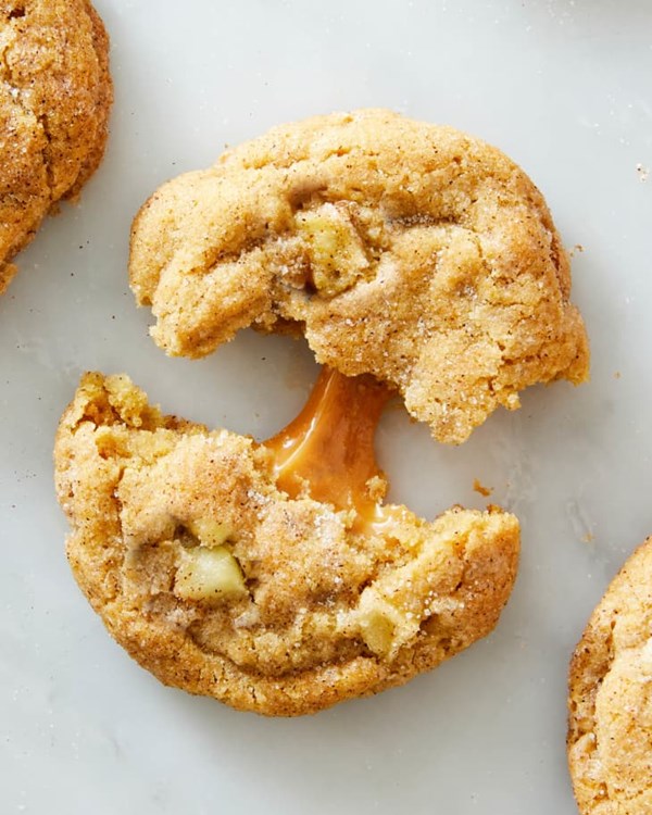 Caramel apple cookies 