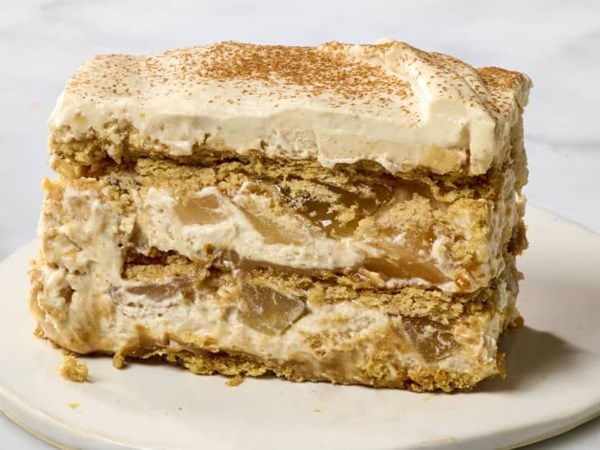 Caramel apple icebox cake 