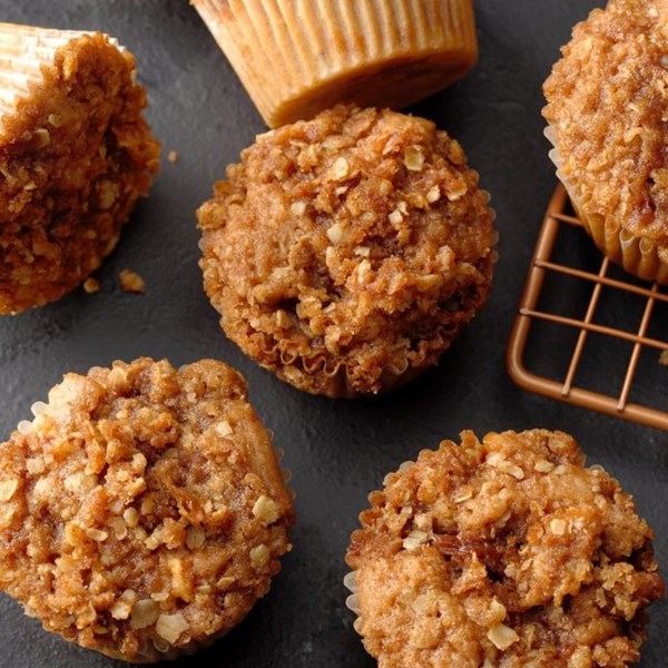 Caramel apple muffins