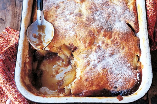 Caramel apple pudding 