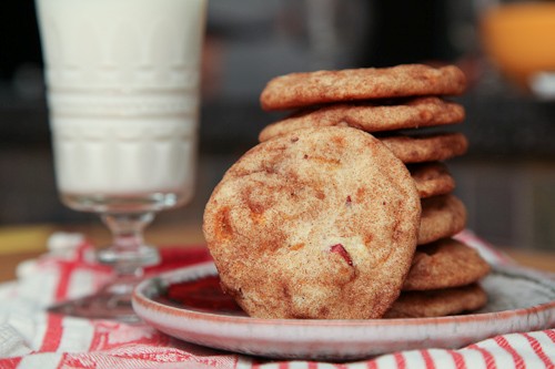 Caramel apple snickerdoodle cookies