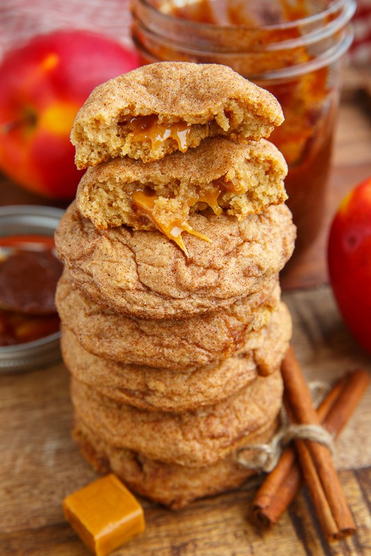 Caramel apple snickerdoodles
