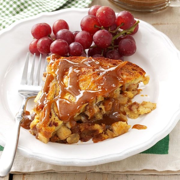 Caramel apple strata