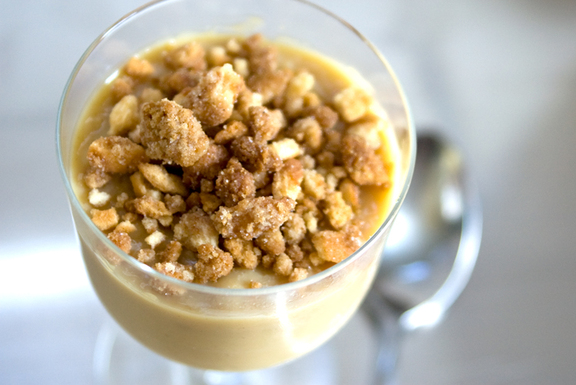 Caramel banana pudding