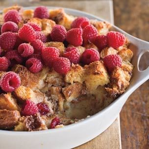 Caramel bread pudding
