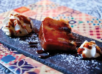 Caramel bread pudding (Pan de calatrava)
