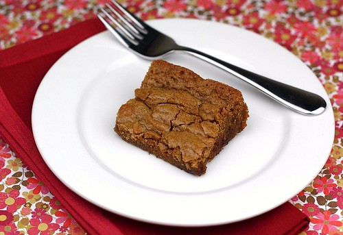Caramel chocolate blondies