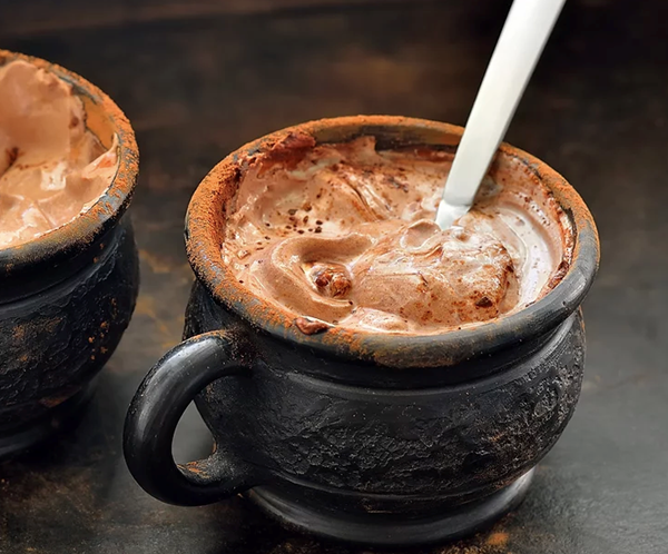 Caramel chocolate mousse