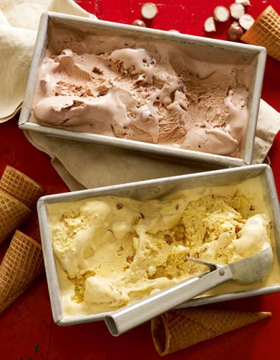 Caramel corn ice cream