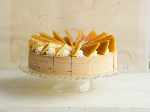 Caramel cream layer cake (Cook the Book)