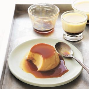 Caramel egg custard