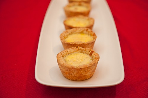 Caramel egg custard tart