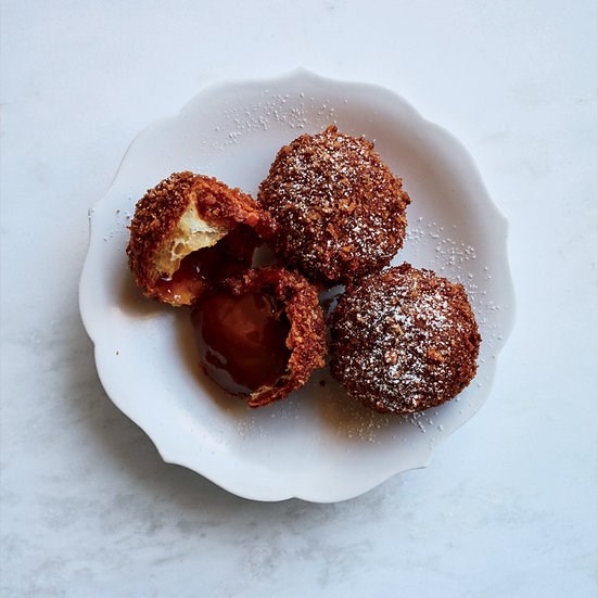 Caramel "falafel"