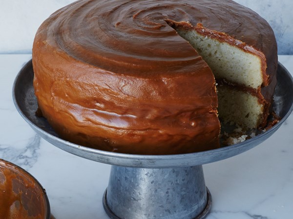 Caramel layer cake [Lisa Donovan]