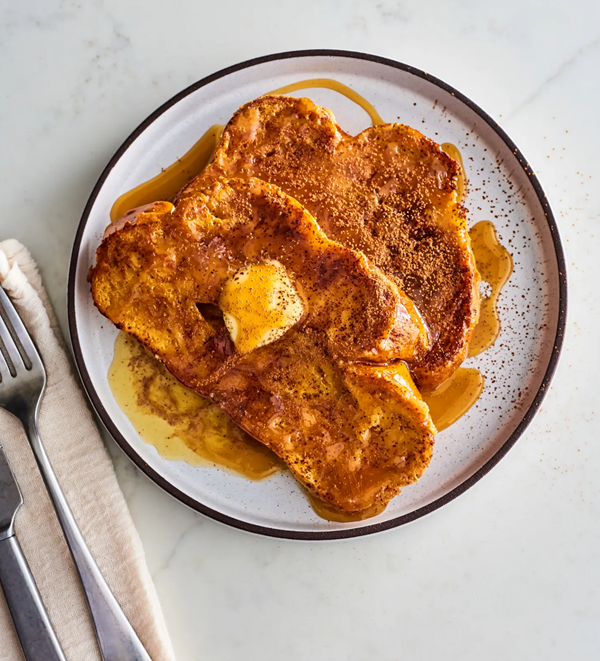 Caramel macchiato French toast
