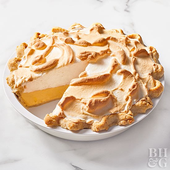 Caramel meringue pie