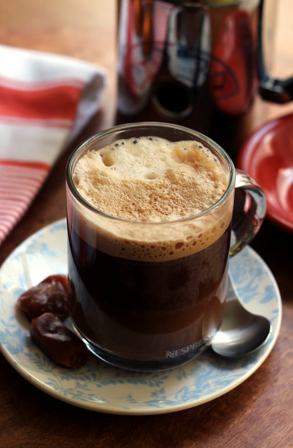 Caramel mocha latte