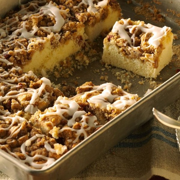 Caramel nut breakfast cake