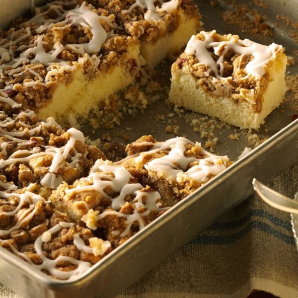 Caramel nut breakfast cake
