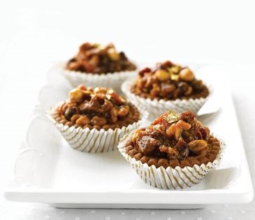 Caramel nut tartlets
