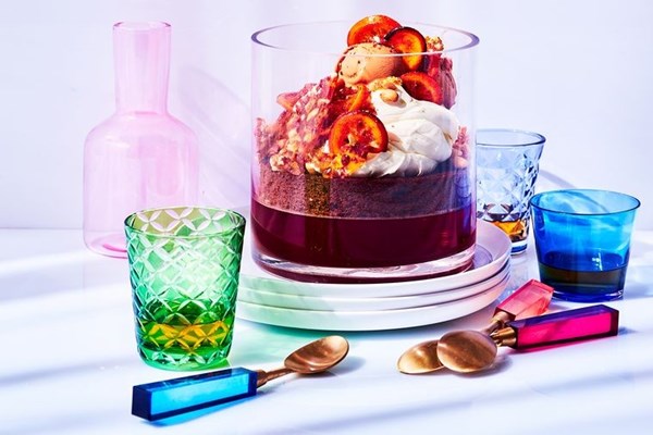 Caramel old fashioned trifle