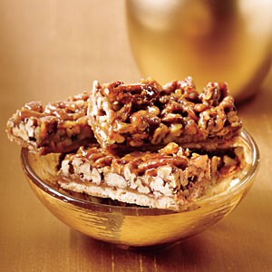 Caramel-pecan bars