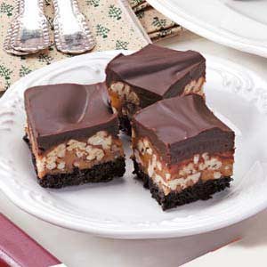 Caramel pecan candy