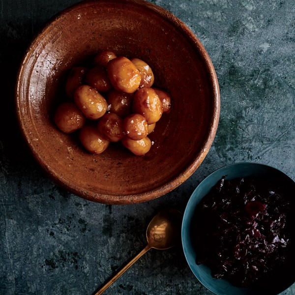 Caramel potatoes
