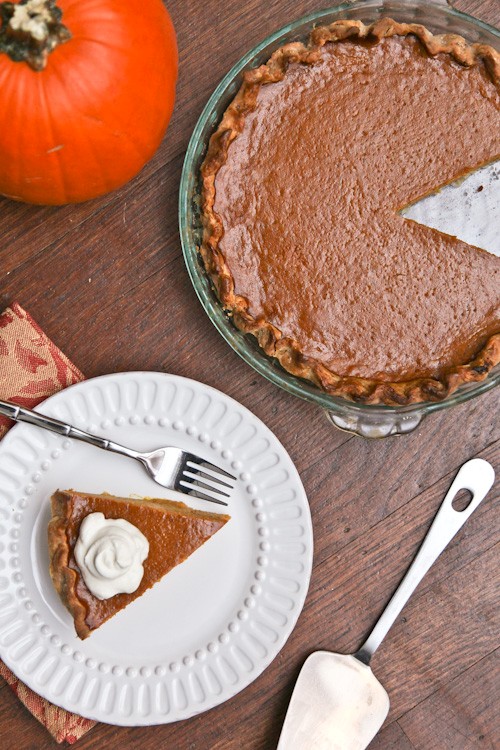 Caramel spice super pumpkiny pumpkin pie with brown butter crust
