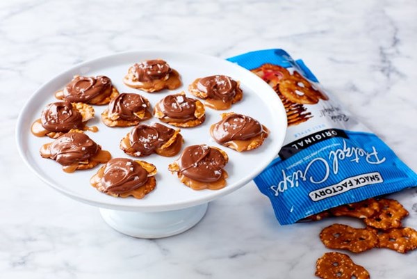 Caramel Turtle pretzels