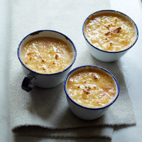 Caramelised lemon rice pudding