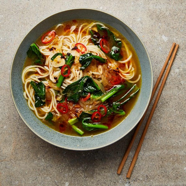 Caramelised onion ramen