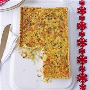 Caramelised onion tart