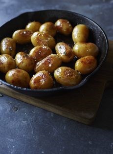 Caramelised potatoes
