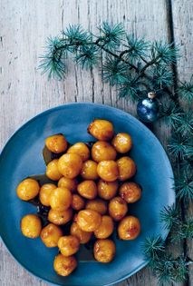 Caramelised potatoes