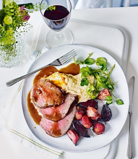 Caramelised turnip purée 