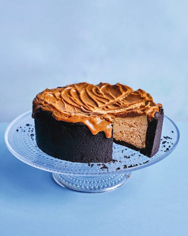 Caramelised white chocolate cheesecake 