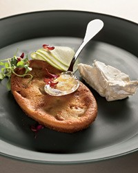 Caramelized apple clafoutis