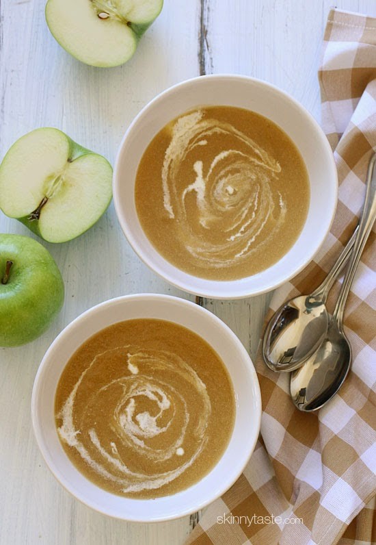 Caramelized apple onion soup