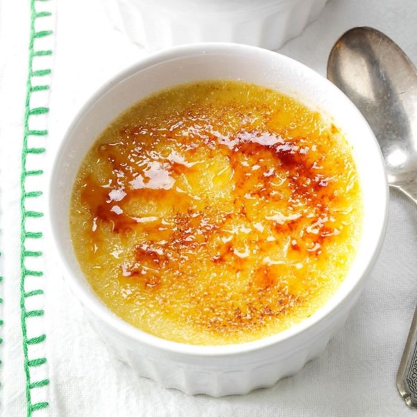 Caramelized baked custards